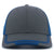 Pacific Headwear Carbon/Royal/Carbon Welded Sideline Cap