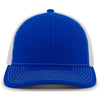 Pacific Headwear Royal/White/Royal Air Mesh Sidline Cap