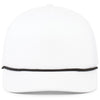 Pacific Headwear White/Black Foamie Fresh Trucker Cap