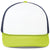 Pacific Headwear White/Navy/Chartruese Foamie Fresh Trucker Cap