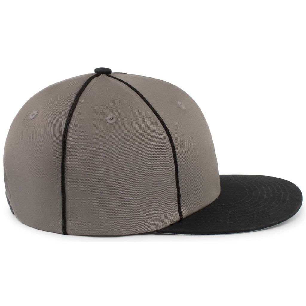 Pacific Headwear Graphite/Black Momentum Team Cap