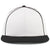 Pacific Headwear White/Black Momentum Team Cap