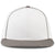 Pacific Headwear White/Graphite Momentum Team Cap