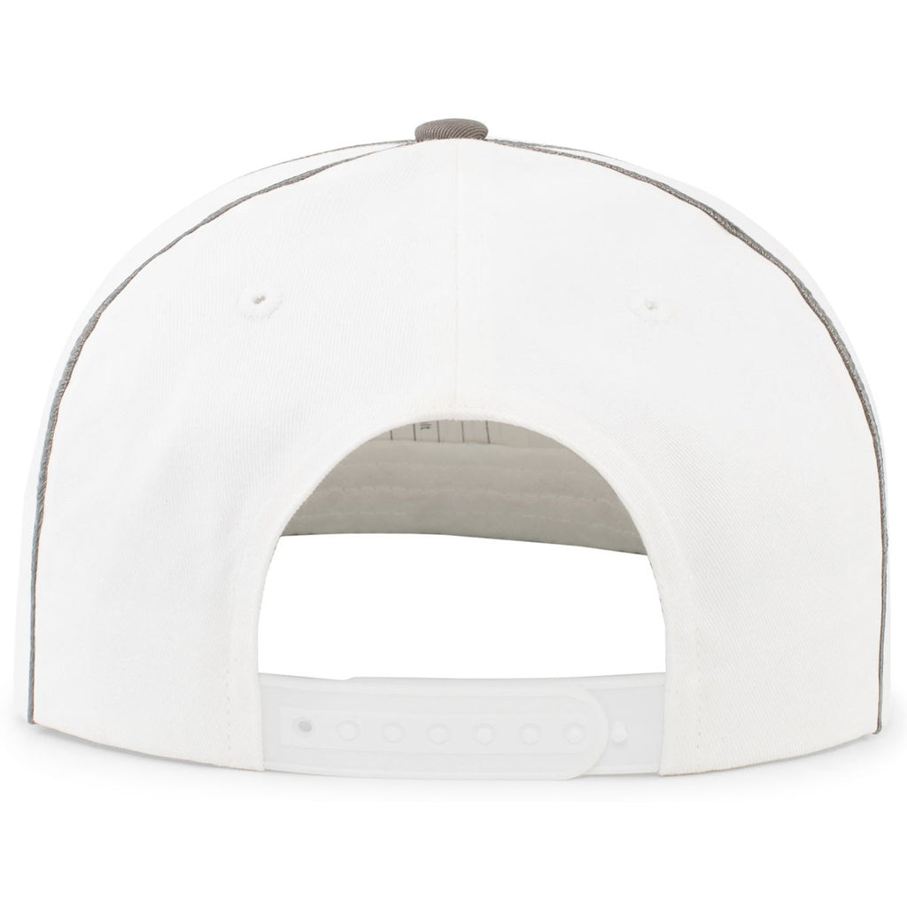 Pacific Headwear White/Graphite Momentum Team Cap