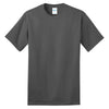 Port & Company Men's Charcoal Ring Spun Cotton Tee