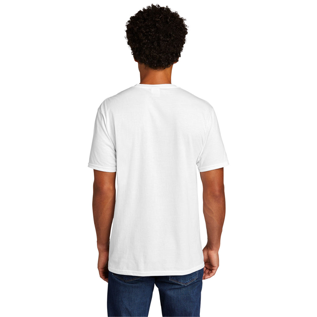 Port & Company Men's White Tri-Blend Tee