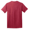 Port & Company Men's Heather Red Core Cotton Tee