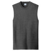 Port & Company Men's Dark Heather Grey Core Cotton Sleeveless Tee