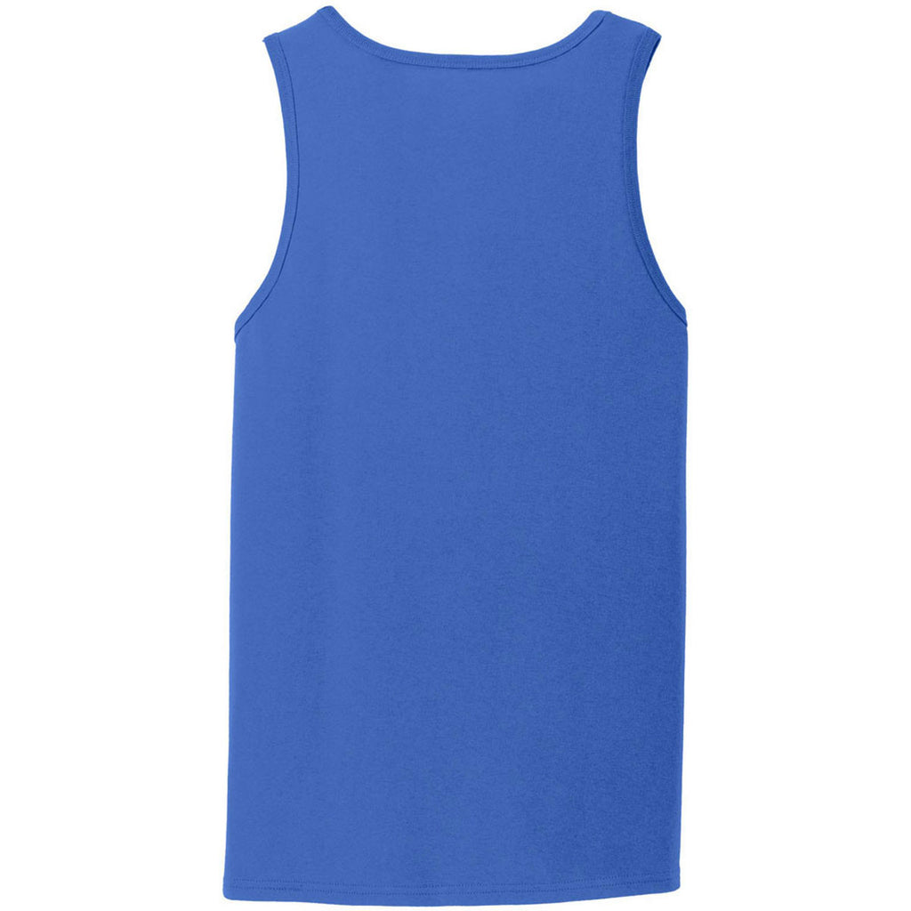 Port & Company Men's Royal Core Cotton Tank Top