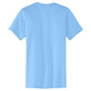 Port & Company Men's Light Blue Core Blend Pocket Tee