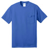 Port & Company Men's Royal Core Blend Pocket Tee