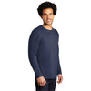 Port & Company Navy Blue Long Sleeve Bouncer Tee