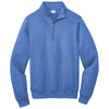 Port & Company Men's Heather Royal Core Fleece 1/4 Zip Pullover Sweatshirt