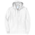 Port & Company Men's White Core Fleece Full-Zip Hooded Sweatshirt