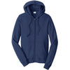 Port & Company Men's Team Navy Fan Favorite Fleece Full-Zip Hooded Sweatshirt