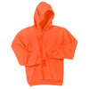 Port & Company Men's Safety Orange Tall Essential Fleece Pullover Hooded Sweatshirt