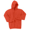 Port & Company Men's Orange Essential Fleece Pullover Hooded Sweatshirt