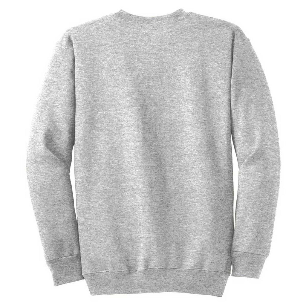 Port & Company Men's Ash Tall Essential Fleece Crewneck Sweatshirt