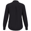 Perry Ellis Women's Caviar Black Heathered Woven Shirt