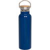 Primeline Blue 20 oz. Vacuum Insulated Bottle with Bamboo Lid