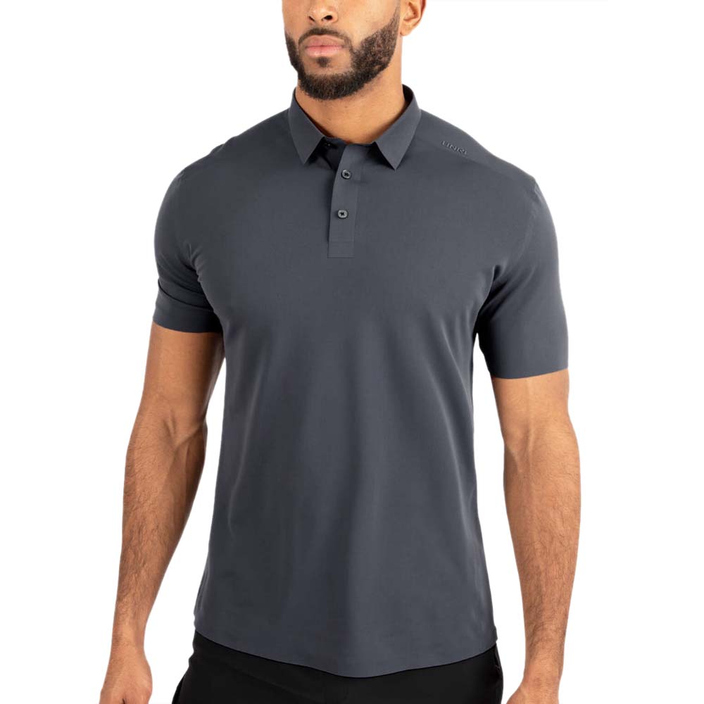 UNRL Men's Gunmetal Legend Polo