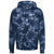 Independent Trading Co. Unisex Tie Dye Navy Midweight Tie-Dye Hooded Sweatshirt