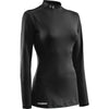 Under Armour Women's Black ColdGear Fitted L/S Mock