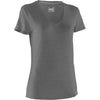 Under Armour Women's Charcoal UA Charged Cotton Undeniable S/S V-Neck