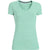 Under Armour Women's Emerald Lake Green UA Charged Cotton Undeniable S/S V-Neck