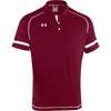 Under Armour Men's Maroon/White Dominance Polo