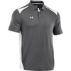 Under Armour Men's Graphite/White Colorblock Polo