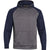 Under Armour Men's Carbon Heather/Midnight Navy Storm AF Colorblock Hoodie