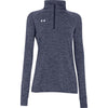 Under Armour Women's Midnight Navy Twisted Tech Quarter Zip