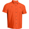 Under Armour Men's Orange UA Chesapeake S/S Shirt