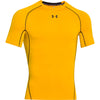 Under Armour Men's Yellow HeatGear Armour S/S Compression Shirt