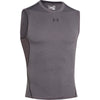 Under Armour Men's Charcoal HeatGear Armour Sleeveless Compression Shirt