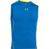 Under Armour Men's Light Blue HeatGear Armour Sleeveless Compression Shirt