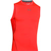 Under Armour Men's Orange HeatGear Armour Sleeveless Compression Shirt