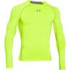 Under Armour Men's Yellow HeatGear Armour L/S Compression Shirt