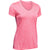 Under Armour Women's Pink Shock UA Tech Twist V-Neck