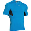 Under Armour Men's Electric Blue HG CoolSwitch Comp Short Sleeve T-Shirt