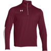 Under Armour Men's Maroon Qualifier Quarter Zip