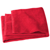 Port Authority Red Value Beach Towel