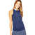 Addison Bay Women's Navy Sleeveless Courtside Polo