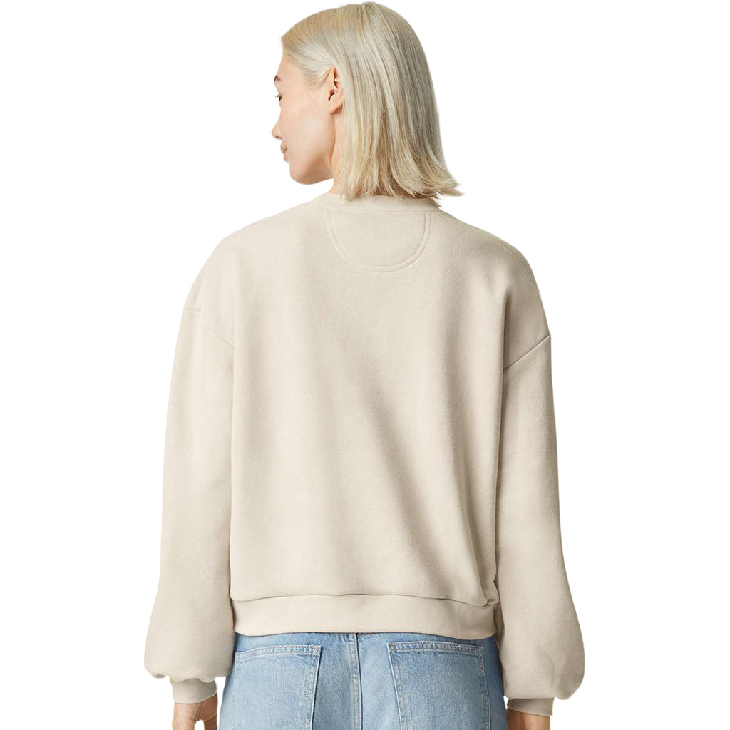 American Apparel Women's Bone ReFlex Fleece Crewneck Sweatshirt