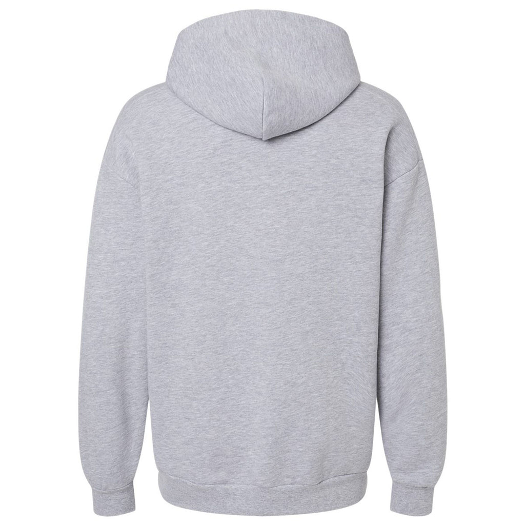 American Apparel Unisex Heather Grey ReFlex Fleece Hoodie