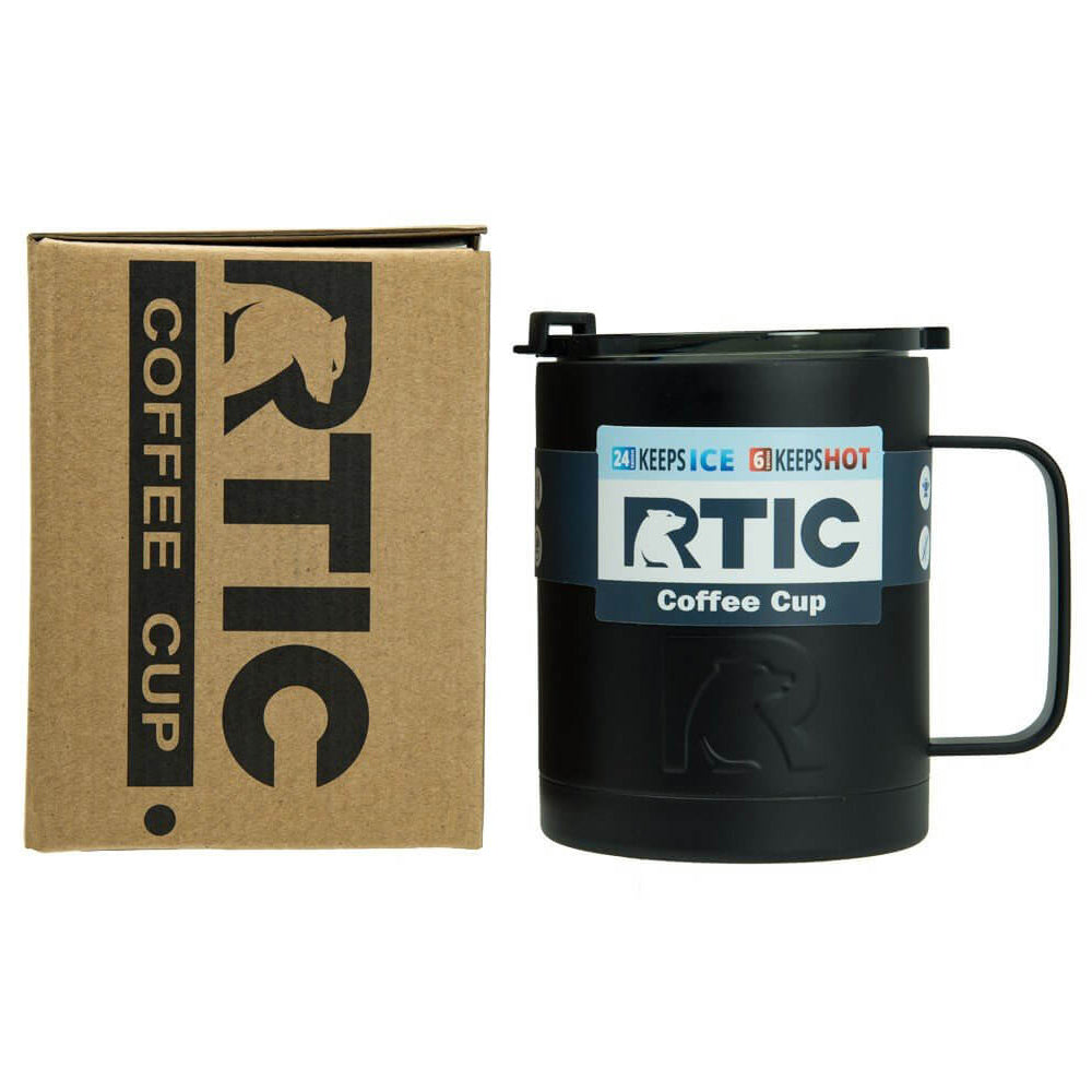 RTIC Black 12oz Coffee Cup