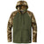 Russell Outdoors Men's Olive Drab Green/ Realtree Edge Realtree Performance Colorblock Full Zip Hoodie