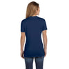 Hanes Women's Vintage Navy 4.5 oz. 100% Ringspun Cotton nano-T V-Neck T-Shirt