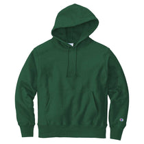 Champion Men's Dark Green Reverse Weave Hooded Sweatshirt